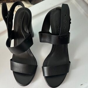 Polo by Ralph Lauren Black Heeled Sandals